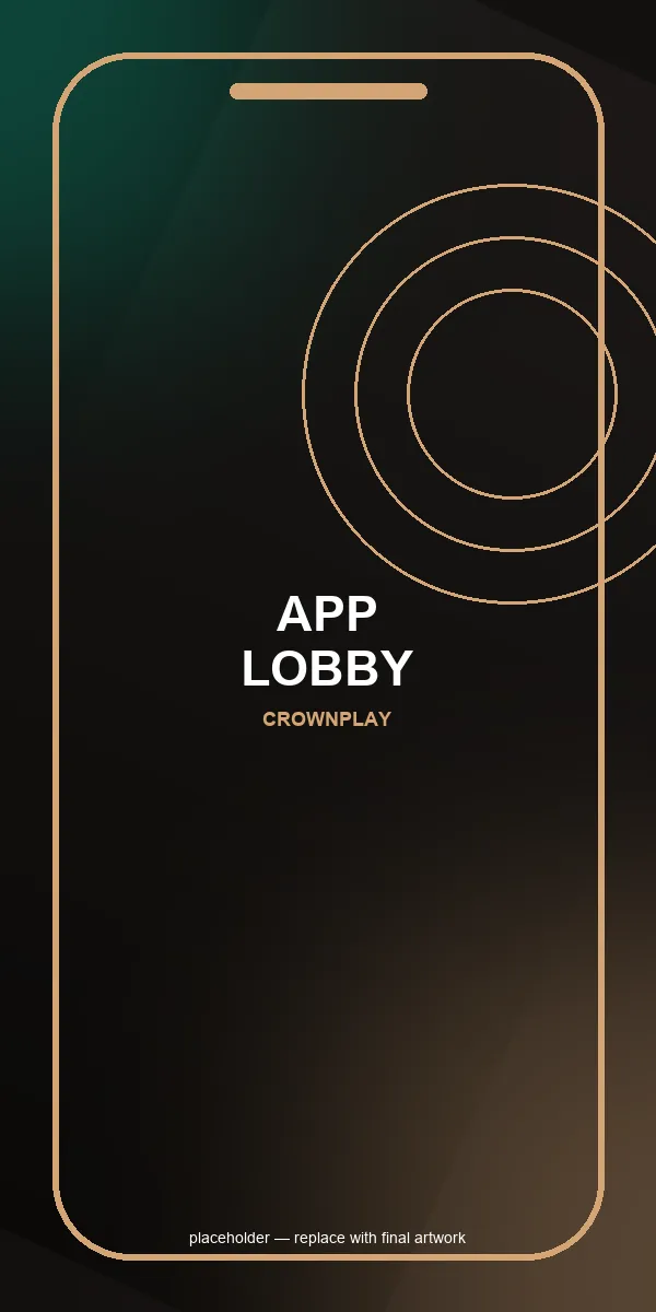 Εφαρμογή CrownPlay – lobby παιχνιδιών